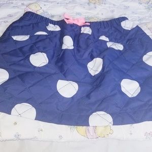 Gymboree girl quilted material skirt